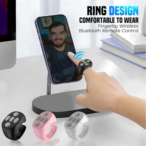 Multifunctional Mobile Remote Control Ring For IOS & Android - Picture 5 of 9